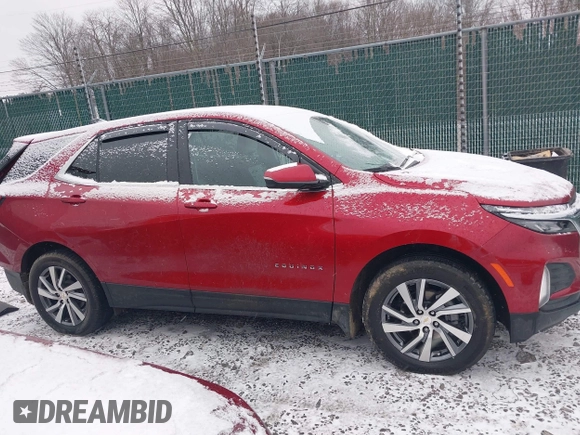 2024 Chevrolet Equinox LT with VIN 3GNAXUEG7RL177665, listed as a IAAI auction lot 41733068 with 17,666 mi miles and . Bid and sale history available at DreamBid. Image 14.