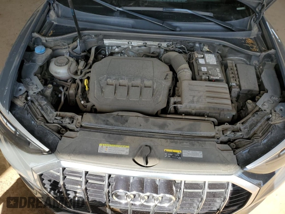 2020 Audi Q3 Premium with VIN WA1AECF34L1034797, listed as a Copart auction lot 51096385 with 74,192 mi miles and Salvage title. Bid and sale history available at DreamBid. Image 11.
