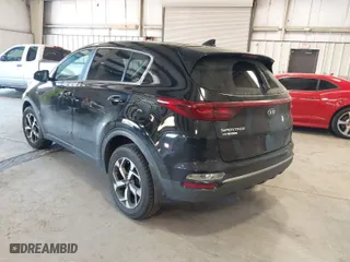 2020 Kia Sportage LX with VIN KNDPMCAC9L7804516, listed as a IAAI auction lot 41360245 with 124893 miles. Bid and sale history available at carsss.com. Image 3.