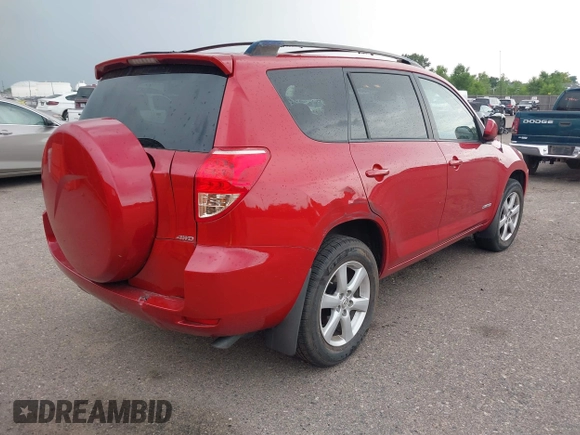 2008 Toyota RAV4 Limited with VIN JTMBK31V985061201, listed as a IAAI auction lot 42583669 with 116,221 mi miles and . Bid and sale history available at DreamBid. Image 4.