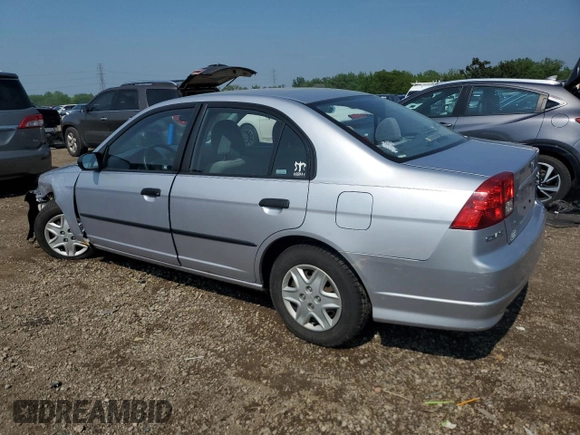 2004 Honda Civic VP with VIN 1HGES16314L008220, listed as a Copart auction lot 59743065 with 132,383 mi miles and Salvage title. Bid and sale history available at DreamBid. Image 2.