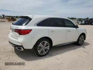 2018 Acura MDX Technology with VIN 5J8YD4H57JL000142, listed as a Copart auction lot 54399715 with 82,776 mi miles and Salvage title. Bid and sale history available at DreamBid. Image 3.