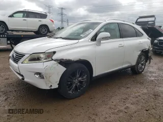 2013 Lexus RX 450h z VIN JTJBC1BA2D2062874, wystawiony jako Copart lot #59801275 z przebiegiem 185 622 mil mil oraz Szkoda całkowita • Salvage title. Historia ofert i sprzedaży dostępna na DreamBid. Obrazek 1.