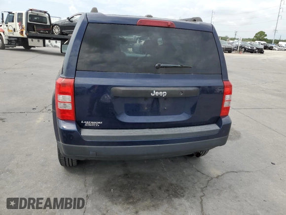 2016 Jeep Patriot Sport with VIN 1C4NJPBA5GD561198, listed as a Copart auction lot 78675303 with 75,132 mi miles and Salvage Title. Bid and sale history available at carsss.com. Image 6.