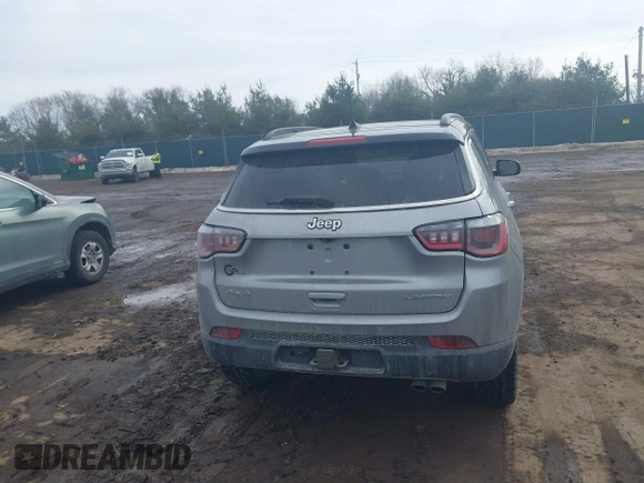 2018 Jeep Compass Limited with VIN 3C4NJDCB1JT238287, listed as a IAAI auction lot 41640492 with 74,554 mi miles and . Bid and sale history available at carsss.com. Image 15.