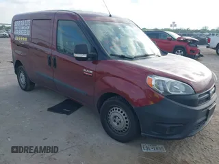 2018 Ram ProMaster City Cargo Tradesman with VIN ZFBERFAB6J6K08657, listed as a IAAI auction lot 42054791 with 53,734 mi miles. Bid and sale history available at carsss.com. Image 1.