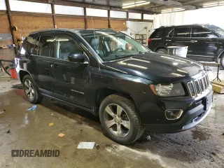 2016 Jeep Compass High Altitude с VIN 1C4NJDEB0GD738761, выставлен на аукционе Copart как лот 63696045 с пробегом 45 521 миль миль и Списание • Salvage title. История ставок и продаж доступна на DreamBid. Изображение 4.