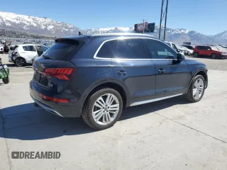 2018 Audi Q5 Premium Plus with VIN WA1BNAFY5J2108319, listed as a Copart auction lot 50531245 with 80,027 mi miles and Salvage Title. Bid and sale history available at carsss.com. Image 3.