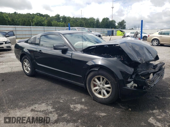 2008 Ford Mustang Deluxe with VIN 1ZVHT80N585146782, listed as a Copart auction lot 60792295 with Not provided miles and Salvage title. Bid and sale history available at DreamBid. Image 4.