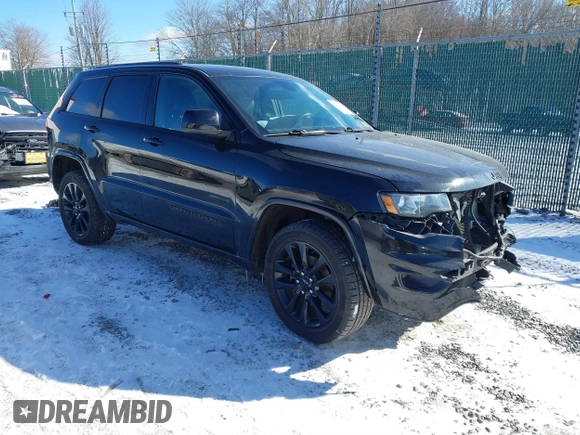 2019 Jeep Grand Cherokee Upland with VIN 1C4RJFAG3KC528216, listed as a IAAI auction lot 41037887 with 79,227 mi miles. Bid and sale history available at carsss.com. Image 1.