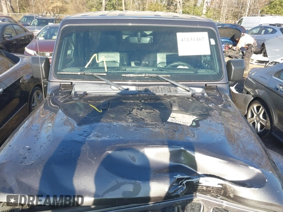2018 Jeep Wrangler Unlimited Sahara with VIN 1C4HJXEN5JW203879, listed as a IAAI auction lot 41131467 with 87,065 mi miles and . Bid and sale history available at DreamBid. Image 10.