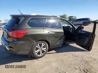 2017 Nissan Pathfinder SL with VIN 5N1DR2MM9HC673794, listed as a Copart auction lot 73199044 with Not provided miles and Salvage title. Bid and sale history available at DreamBid. Image 3.
