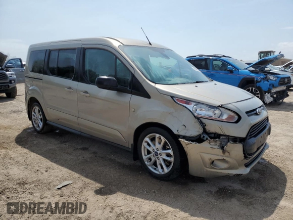 2016 Ford Transit Connect XLT with VIN NM0GE9F71G1236294, listed as a Copart auction lot 54689635 with 80,886 mi miles and Salvage title. Bid and sale history available at DreamBid. Image 4.