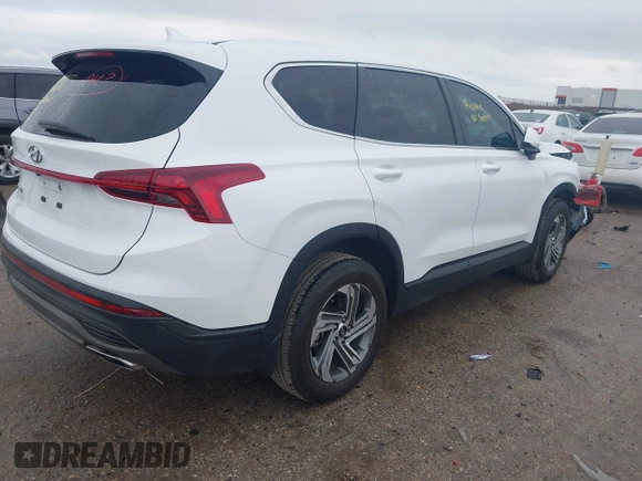2023 Hyundai Santa Fe SE with VIN 5NMS14AJ3PH637561, listed as a IAAI auction lot 41905620 with 5,937 mi miles and . Bid and sale history available at DreamBid. Image 4.