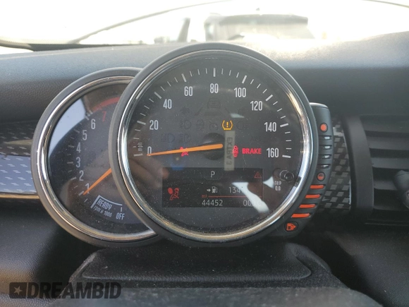 2017 MINI Hardtop Cooper S with VIN WMWXP7C35H3B94513, listed as a Copart auction lot 55536935 with 44,452 mi miles and Salvage title. Bid and sale history available at DreamBid. Image 9.