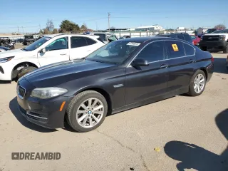 2014 BMW 5 Series 528i with VIN WBA5A5C53ED511688, listed as a Copart auction lot 47256815 with 137,122 mi miles and Clean Title. Bid and sale history available at carsss.com. Image 1.