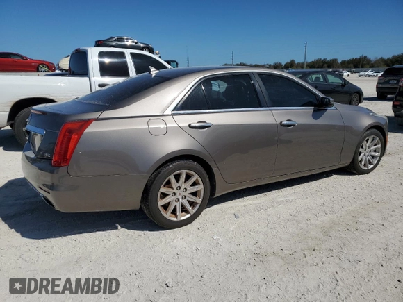 2014 Cadillac CTS Luxury AWD with VIN 1G6AX5S36E0170622, listed as a Copart auction lot 43345385 with Not Provided miles and Salvage Title. Bid and sale history available at DreamBid. Image 3.
