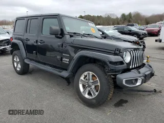 2020 Jeep Wrangler Unlimited Sahara with VIN 1C4HJXEN2LW269616, listed as a Copart auction lot 49886245 with 0 mi miles and Clean Title. Bid and sale history available at carsss.com. Image 4.