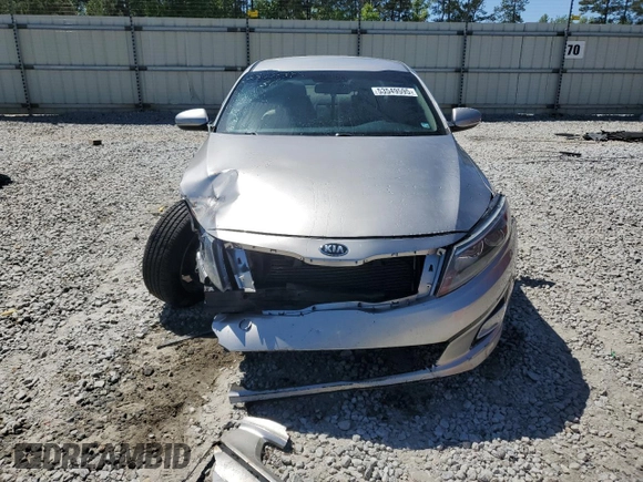 2014 Kia Optima LX with VIN KNAGM4A70E5454889, listed as a Copart auction lot 53549595 with 128,780 mi miles and Salvage title. Bid and sale history available at DreamBid. Image 5.