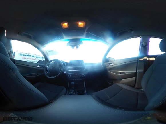 2019 Hyundai Tucson Value with VIN KM8J33A4XKU979791, listed as a IAAI auction lot 41255630 with 90,807 mi miles. Bid and sale history available at carsss.com. Image 18.