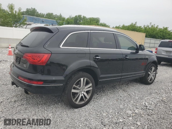 2015 Audi Q7 Premium Plus with VIN WA1LGAFE7FD013387, listed as a Copart auction lot 57763295 with 122,412 mi miles and Salvage title. Bid and sale history available at DreamBid. Image 3.