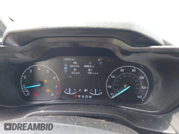 2019 Ford Transit Connect XLT with VIN NM0GE9F22K1383933, listed as a IAAI auction lot 42391253 with 136,082 mi miles and . Bid and sale history available at DreamBid. Image 7.