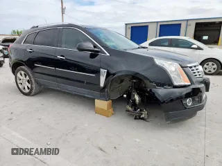 2016 Cadillac SRX Premium Collection with VIN 3GYFNDE35GS566884, listed as a Copart auction lot 62425985 with 27,133 mi miles and Salvage title. Bid and sale history available at DreamBid. Image 4.