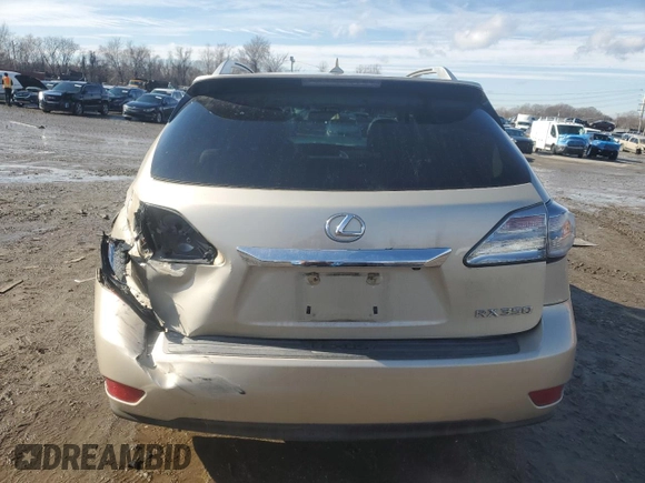 2011 Lexus RX 350 with VIN 2T2BK1BA5BC088692, listed as a Copart auction lot 45088375 with 207,720 mi miles and Salvage Title. Bid and sale history available at DreamBid. Image 6.