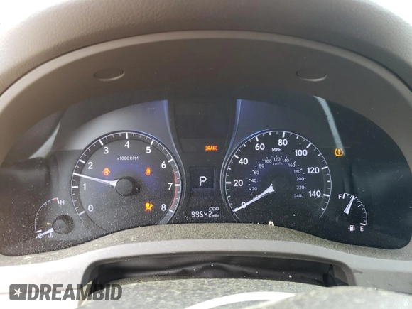 2013 Lexus RX 350 with VIN JTJBK1BA4D2034609, listed as a Copart auction lot 52022985 with 99,542 mi miles and Salvage Title. Bid and sale history available at carsss.com. Image 9.