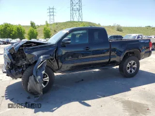 2017 Toyota Tacoma SR5 with VIN 5TFSZ5AN4HX076362, listed as a Copart auction lot 59523965 with 103,081 mi miles and Salvage title. Bid and sale history available at DreamBid. Image 1.