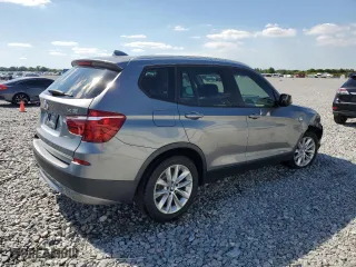 2014 BMW X3 xDrive28i with VIN 5UXWX9C53E0D42648, listed as a Copart auction lot 52820995 with 68,553 mi miles and Salvage Title. Bid and sale history available at carsss.com. Image 3.