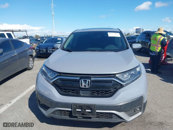2021 Honda CR-V EX with VIN 2HKRW1H5XMH408350, listed as a IAAI auction lot 41777421 with 81,132 mi miles. Bid and sale history available at carsss.com. Image 12.