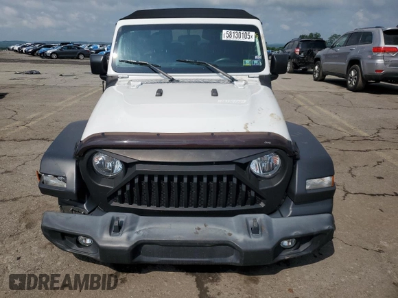 2020 Jeep Gladiator Sport S with VIN 1C6HJTAG3LL130331, listed as a Copart auction lot 58130105 with 103,195 mi miles and Salvage title. Bid and sale history available at DreamBid. Image 5.