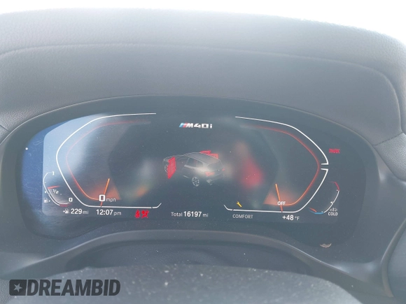 2023 BMW X3 M40i with VIN 5UX83DP09P9S50851, listed as a IAAI auction lot 41645860 with 16,197 mi miles and . Bid and sale history available at DreamBid. Image 7.