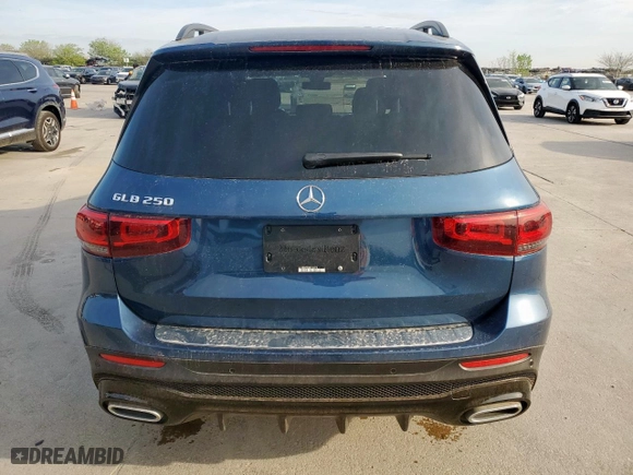 2022 Mercedes-Benz GLB with VIN W1N4M4GB3NW196078, listed as a Copart auction lot 50874515 with 0 mi miles and Clean Title. Bid and sale history available at carsss.com. Image 6.