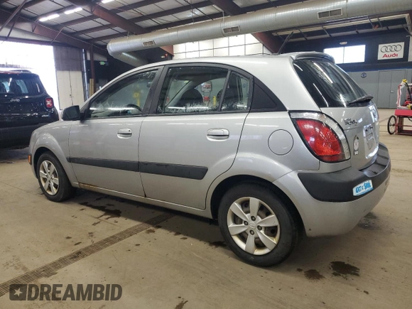 2009 Kia Rio LX with VIN KNADE243396494204, listed as a Copart auction lot 51351255 with 146,724 mi miles and Clean Title. Bid and sale history available at carsss.com. Image 2.