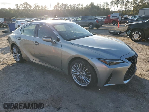 2022 Lexus IS with VIN JTHDA1D24N5121008, listed as a Copart auction lot 78969984 with 0 mi miles and Salvage Title. Bid and sale history available at carsss.com. Image 4.