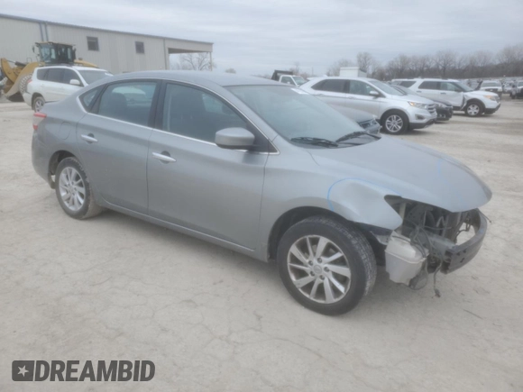 2013 Nissan Sentra S with VIN 3N1AB7AP7DL673642, listed as a Copart auction lot 44139595 with 179,149 mi miles and Salvage Title. Bid and sale history available at DreamBid. Image 4.