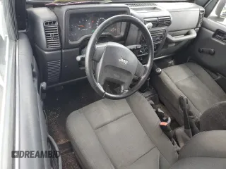2006 Jeep Wrangler SE with VIN 1J4FA29166P739480, listed as a Copart auction lot 76320934 with 139,542 mi miles and Salvage Title. Bid and sale history available at carsss.com. Image 8.