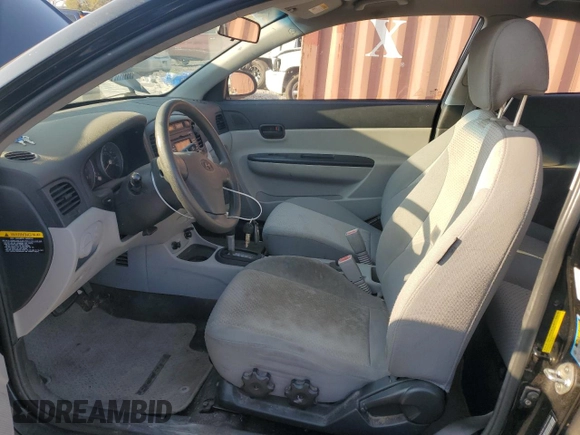 2008 Hyundai Accent GS with VIN KMHCM36C08U098239, listed as a Copart auction lot 80016294 with 197,413 mi miles and Salvage Title. Bid and sale history available at carsss.com. Image 7.