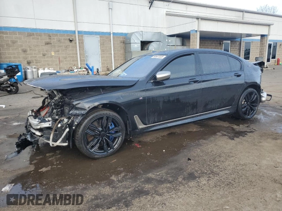 2017 BMW 7 Series with VIN WBA7H6C32HG614368, listed as a Copart auction lot 50607035 with 69,567 mi miles and Salvage title. Bid and sale history available at DreamBid. Image 1.
