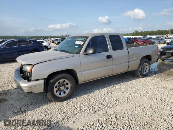 2006 Chevrolet Silverado 1500 Work Truck with VIN 1GCEC19X06Z285032, listed as a Copart auction lot 51234855 with 197,369 mi miles and Salvage Title. Bid and sale history available at carsss.com. Image 1.