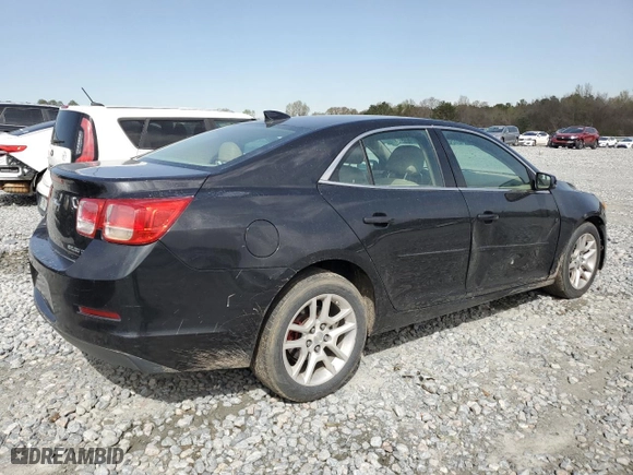2015 Chevrolet Malibu LT with VIN 1G11C5SL9FF257172, listed as a Copart auction lot 48764965 with 0 mi miles and Salvage Title. Bid and sale history available at carsss.com. Image 3.