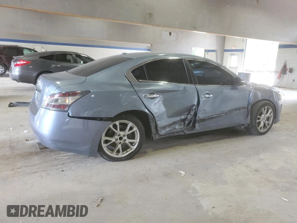 2012 Nissan Maxima SV with VIN 1N4AA5AP9CC813100, listed as a Copart auction lot 61155655 with 182,200 mi miles and Salvage title. Bid and sale history available at DreamBid. Image 3.