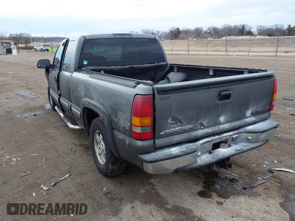 2001 Chevrolet Silverado 1500 LS with VIN 2GCEC19T511176550, listed as a IAAI auction lot 41672634 with 261,978 mi miles. Bid and sale history available at carsss.com. Image 3.