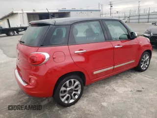 2015 FIAT 500L Lounge with VIN ZFBCFACH1FZ030599, listed as a Copart auction lot 75400814 with 94,580 mi miles and Clean Title. Bid and sale history available at carsss.com. Image 3.