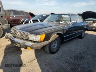1983 Mercedes-Benz 380 with VIN WDBBA45A6DB022849, listed as a Copart auction lot 74930814 with 85,082 mi miles and Salvage Title. Bid and sale history available at carsss.com. Image 1.