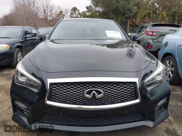 2017 Infiniti Q50 3.0t Premium with VIN JN1EV7AR6HM838604, listed as a IAAI auction lot 41515766 with 60,611 mi miles. Bid and sale history available at carsss.com. Image 12.