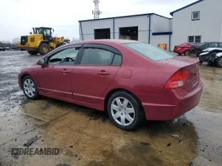2006 Honda Civic LX with VIN 1HGFA16576L071351, listed as a Copart auction lot 51846535 with 137,792 mi miles and Salvage Title. Bid and sale history available at DreamBid. Image 2.