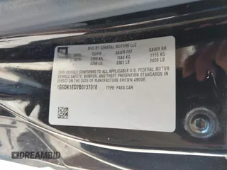 2011 Cadillac CTS Performance with VIN 1G6DK1ED7B0137018, listed as a IAAI auction lot 42189287 with 155,463 mi miles and . Bid and sale history available at DreamBid. Image 9.